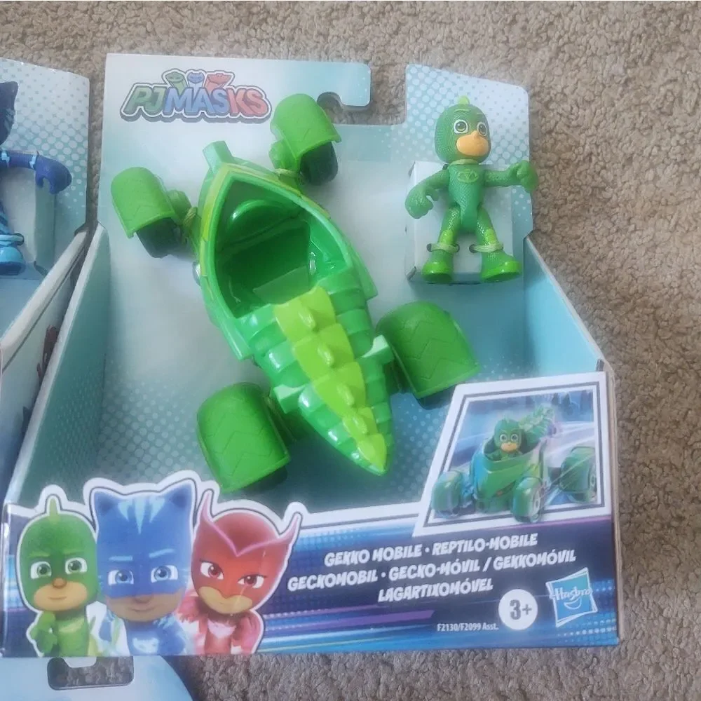 PJMasks Toy Bundle Cat Car/Gekko Mobile/Newton Star & An Yu BRAND NEW SEALED